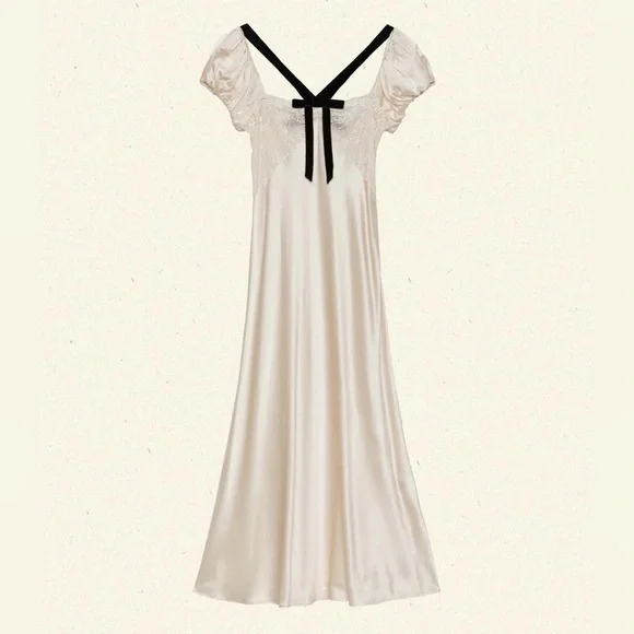 DÔEN SABRINA DRESS IN CANDLELIGHT - Picture 2 of 4